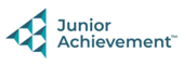 Junior Achievement logo with a geometric design of connected squares on the left and the text "Junior Achievement" on the right.